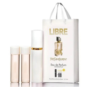 Жіночий міні парфум Yves Saint Laurent Libre, 3*15 мл